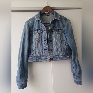 American Eagle Cropped Denim Jacket